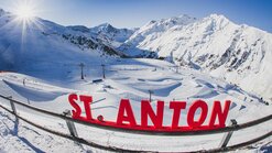 stanton-park - Ski Arlberg Luftaufnahme des Funparks stanton-park im Skigebiet